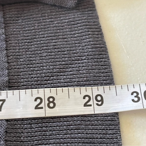 NWT Belle by Kim Gravel Cardigan Sz small Rayon Dip Dye Open cardigan tan gray - Picture 7 of 9